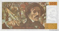 100 Francs DELACROIX modifié FRANCIA  1988 F.69.12 FDC