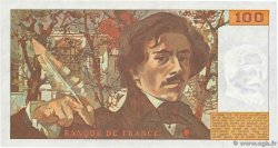 100 Francs DELACROIX modifié FRANCIA  1989 F.69.13b FDC