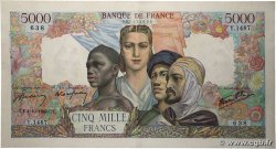 5000 Francs EMPIRE FRANÇAIS FRANCIA  1945 F.47.46 EBC