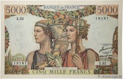 5000 Francs TERRE ET MER FRANCE  1949 F.48.02