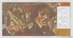 100 Francs DELACROIX imprimé en continu FRANCIA  1990 F.69bis.02a FDC