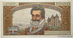 50 NF sur 5000 Francs HENRI IV FRANCE  1959 F.54.02 XF-