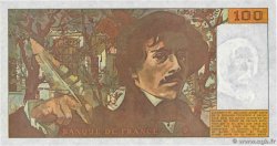 100 Francs DELACROIX imprimé en continu FRANCIA  1990 F.69bis.02b FDC