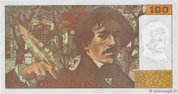 100 Francs DELACROIX imprimé en continu Numéro spécial FRANCIA  1990 F.69bis.02b FDC