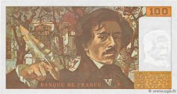 100 Francs DELACROIX imprimé en continu FRANCE  1991 F.69bis.03a2 NEUF