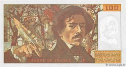 100 Francs DELACROIX imprimé en continu FRANCIA  1991 F.69bis.03b2 FDC