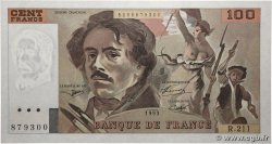 100 Francs DELACROIX imprimé en continu FRANCE  1993 F.69bis.05