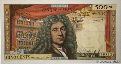 500 Nouveaux Francs MOLIÈRE FRANCIA  1965 F.60.08 MBC+