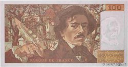 100 Francs DELACROIX imprimé en continu FRANCE  1991 F.69bis.04a AU