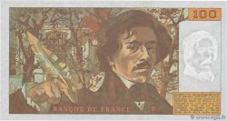 100 Francs DELACROIX imprimé en continu FRANCIA  1991 F.69bis.04a q.FDC