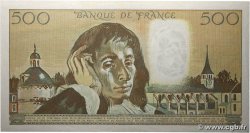 500 Francs PASCAL Numéro radar FRANCIA  1993 F.71.52 SC