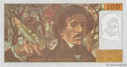 100 Francs DELACROIX imprimé en continu FRANCIA  1993 F.69bis.05 FDC