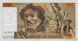 100 Francs DELACROIX imprimé en continu FRANCE  1993 F.69bis.07