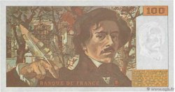 100 Francs DELACROIX imprimé en continu FRANCE  1993 F.69bis.07 XF+