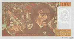 100 Francs DELACROIX imprimé en continu FRANCIA  1993 F.69bis.08 FDC
