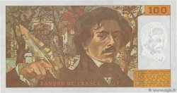 100 Francs DELACROIX imprimé en continu Numéro spécial FRANCIA  1993 F.69bis.08 FDC