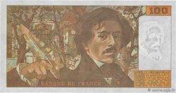 100 Francs DELACROIX imprimé en continu FRANCE  1993 F.69bis.08 UNC