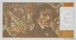 100 Francs DELACROIX imprimé en continu FRANCIA  1993 F.69bis.08 FDC
