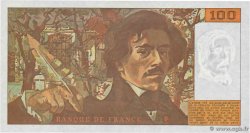100 Francs DELACROIX imprimé en continu FRANCIA  1993 F.69bis.08 q.FDC