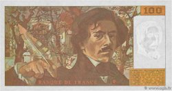 100 Francs DELACROIX imprimé en continu FRANCIA  1993 F.69bis.08 FDC