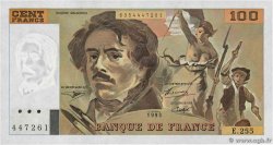 100 Francs DELACROIX imprimé en continu FRANCIA  1993 F.69bis.08 FDC