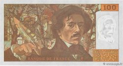 100 Francs DELACROIX imprimé en continu FRANCIA  1993 F.69bis.08 FDC