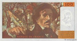 100 Francs DELACROIX 442-1 & 442-2 FRANCIA  1994 F.69ter.01b FDC