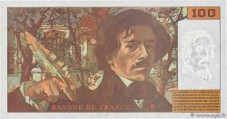 100 Francs DELACROIX 442-1 & 442-2 FRANCIA  1994 F.69ter.01c FDC