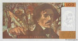 100 Francs DELACROIX 442-1 & 442-2 FRANCIA  1994 F.69ter.01c FDC