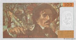 100 Francs DELACROIX 442-1 & 442-2 FRANCIA  1995 F.69ter.02a FDC