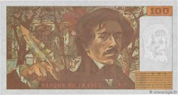 100 Francs DELACROIX 442-1 & 442-2 FRANCIA  1995 F.69ter.02b FDC