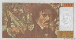 100 Francs DELACROIX 442-1 & 442-2 FRANCIA  1995 F.69ter.02b FDC