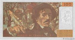 100 Francs DELACROIX 442-1 & 442-2 FRANCIA  1995 F.69ter.02c FDC