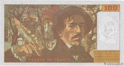 100 Francs DELACROIX 442-1 & 442-2 FRANCIA  1995 F.69ter.02c FDC