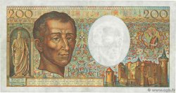 200 Francs MONTESQUIEU Fauté FRANCIA  1987 F.70.07 BB
