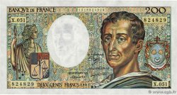 200 Francs MONTESQUIEU FRANCIA  1987 F.70.07 q.FDC