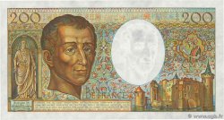 200 Francs MONTESQUIEU FRANCIA  1987 F.70.07 q.FDC