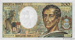 200 Francs MONTESQUIEU FRANCIA  1989 F.70.09 q.FDC