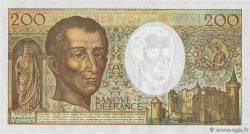 200 Francs MONTESQUIEU FRANCIA  1990 F.70.10b FDC