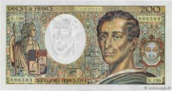 200 Francs MONTESQUIEU FRANCE  1992 F.70.12c NEUF