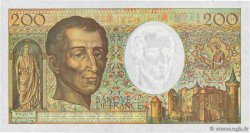 200 Francs MONTESQUIEU Modifié FRANCIA  1994 F.70/2.02 FDC