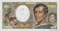 200 Francs MONTESQUIEU alphabet 101 FRANCIA  1992 F.70bis.01 FDC