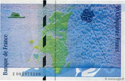 50 Francs SAINT-EXUPÉRY Fauté FRANCIA  1992 F.72.01T FDC