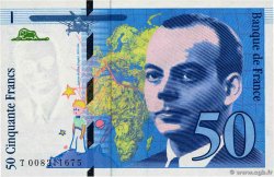 50 Francs SAINT-EXUPÉRY Mouton décalé Fauté FRANCE  1993 F.72f1.02 NEUF