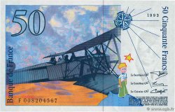 50 Francs SAINT-EXUPÉRY FRANCIA  1993 F.72.02 FDC