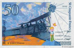 50 Francs SAINT-EXUPÉRY FRANCIA  1993 F.72.02 FDC