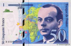 50 Francs SAINT-EXUPÉRY modifié FRANKREICH  1999 F.73.05