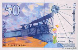 50 Francs SAINT-EXUPÉRY modifié FRANCE  1999 F.73.05 UNC