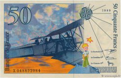 50 Francs SAINT-EXUPÉRY modifié Sans STRAP Fauté FRANCE  1999 F.73f4.05 SPL