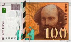 100 Francs CÉZANNE Petit numéro FRANCE  1997 F.74.01A